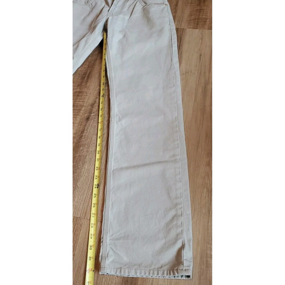 Levis Tab Twills Slim Straight Denim Pants Men's 31x32 Beige‎ 100% Cotton Jeans - Picture 5 of 7